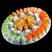 Charola de sushi para compartir